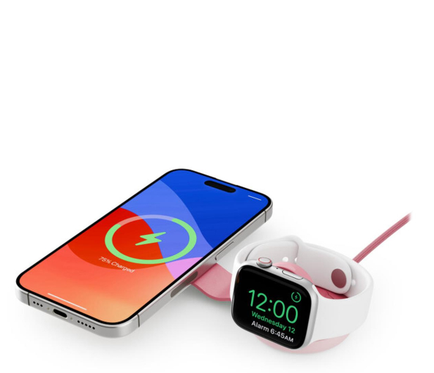 Twelve South ButterFly SE Qi2 do dwóch urządzeń z Magsafe pink - 1299005 - zdjęcie 3